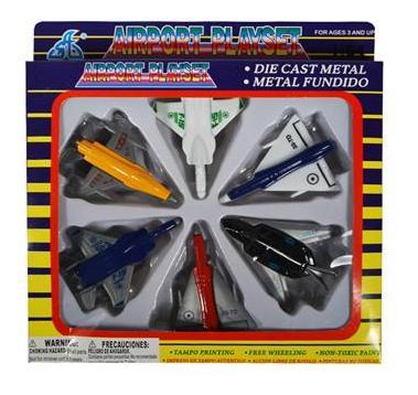 Набор мет.самолётов  Handers"Истребители"(6шт,7*3 см)