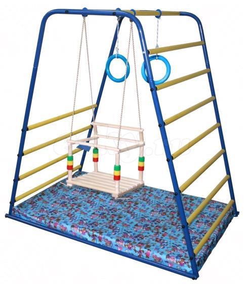 Детский спортивный комплекс "Первый шаг"+ мат.зел-красн.