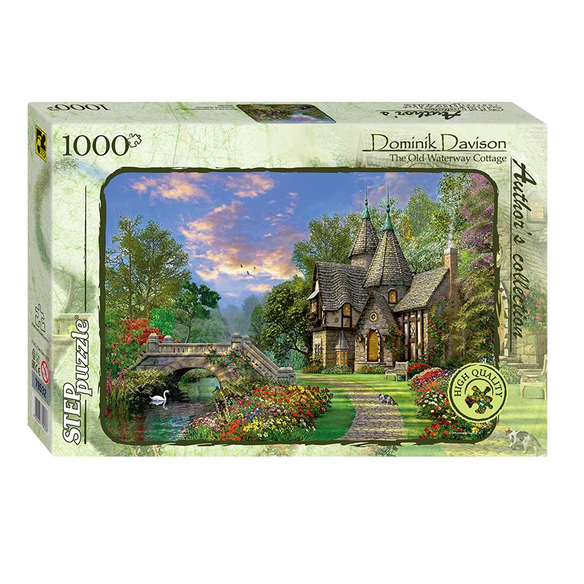 Пазл 1000 эл. "Коттедж у старинного моста"(Авторская коллекция)