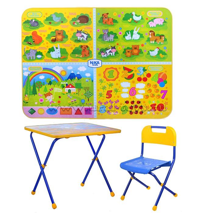 Комплект детск.меб."Хочу всё знать"(стол+стул пласт.)