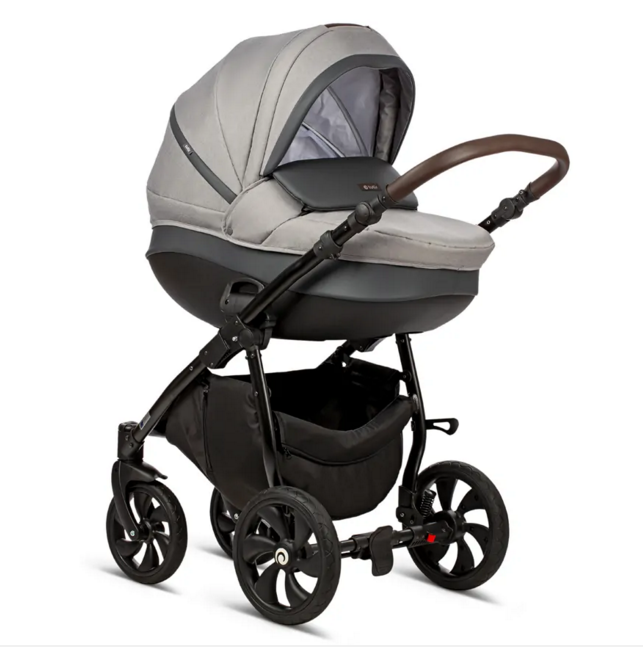 TUTIS Коляска 3в1 Nanni серый темн.серый.
