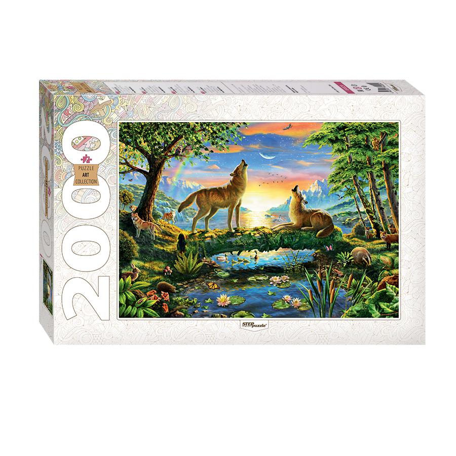 Пазл 2000 эл. "Волки"