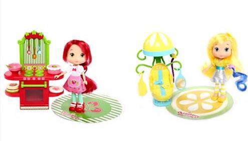 Игрушка Шарлотта Земляничка кукла 15см и кафе/салон,в ассорт.