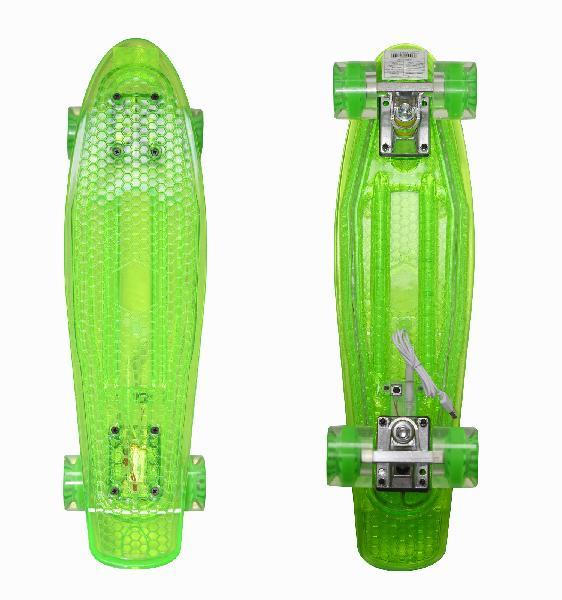 Пенниборд BlackAgua SK-2206PCD зеленый с подсветкой