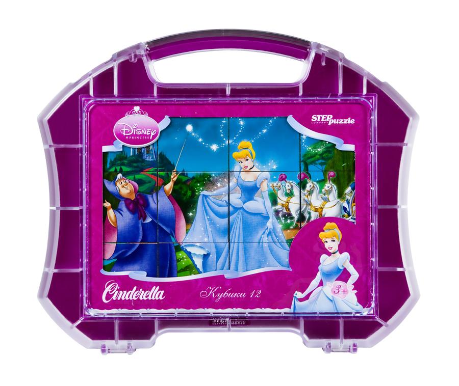 Кубики Дисней Золушка 12шт.