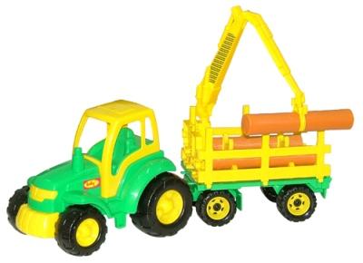 Чемпион трактор +приц.-лесовоз(в сеточке)