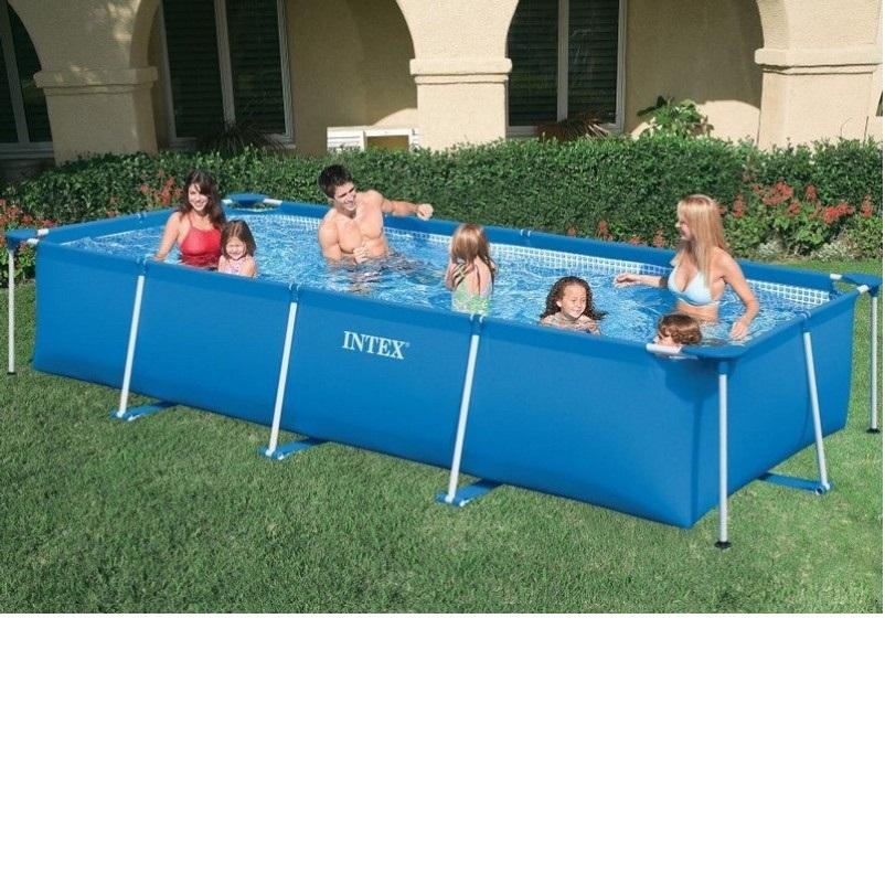 Бассейн каркасный Rectangular  Frame 450*220*84 см,7127л.28273 INTEX