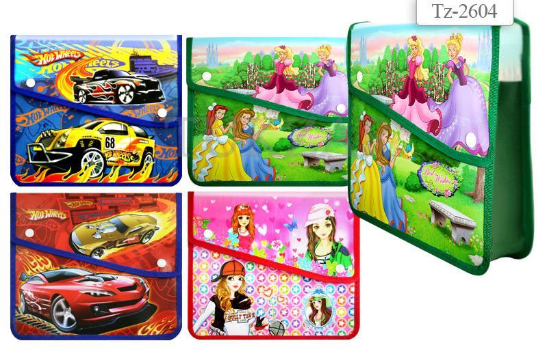 Папка для тетрадей А5 формата пластиковая на кнопках