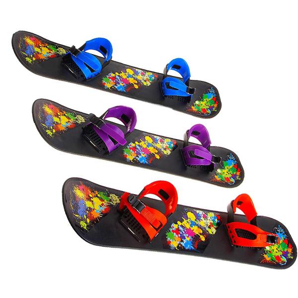 Сноуборд пластиковый с креплениями