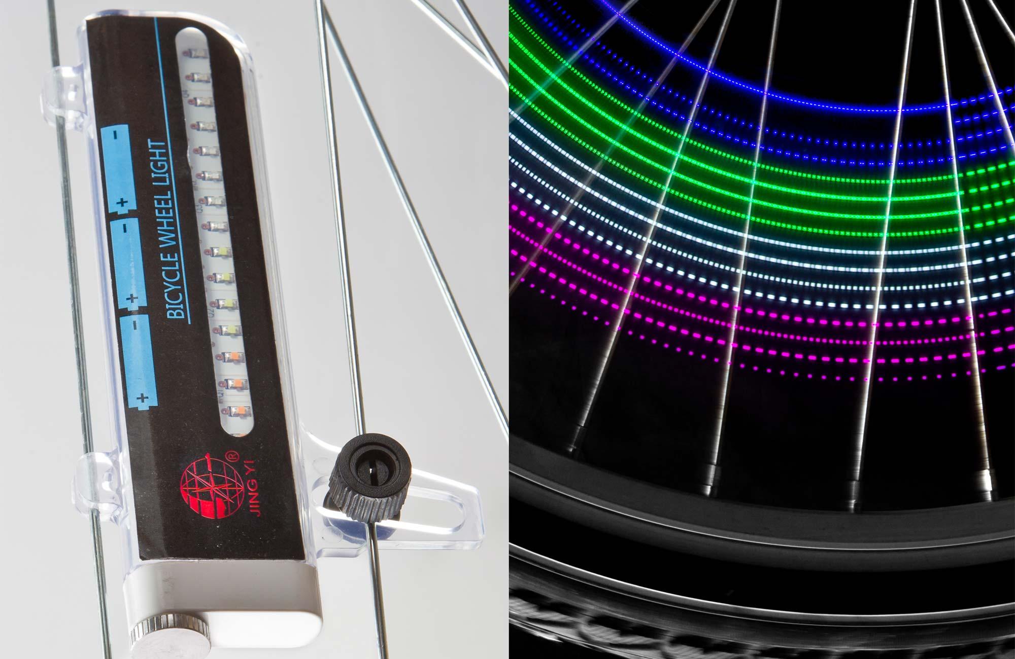 Фонарь JY-2002 декоративный на спицы, 16 светодиодов 560110