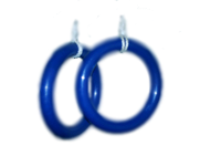 Кольца гимнастические (цветные) IDEAL