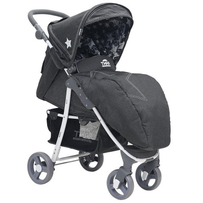 Коляска детская "KIRA Plus RA055 Jeans(black)