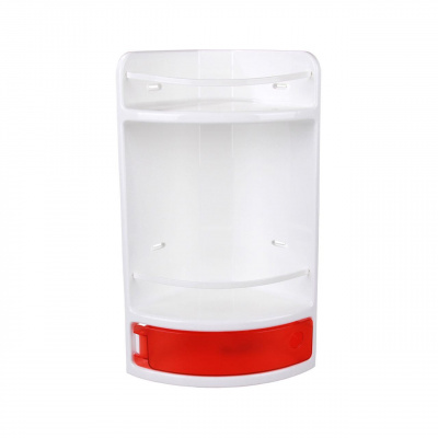 Полка для ванной (угловая)(оранжевый)