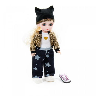 Кукла "Арина" (37 см) на прогулке