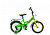 Велосипед Black Aqua 1801-Т (салатово-лимонный,серо-оранжевый,со свет.колесами)