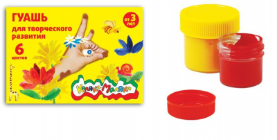 Гуашь 6цв. Каляка-Маляка 5мл.