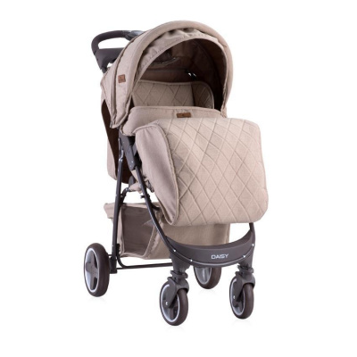 Прогулочная коляска Lorelli Daisy с накидкой на ножки(бежевый)