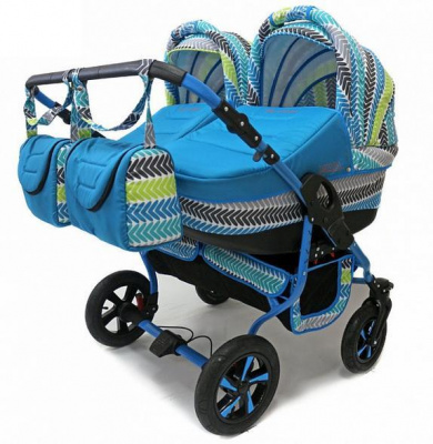 Коляска Близнецы Viva (коричневый)