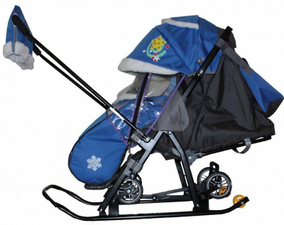 Санки-коляска Galaxy kids 1-1 plus