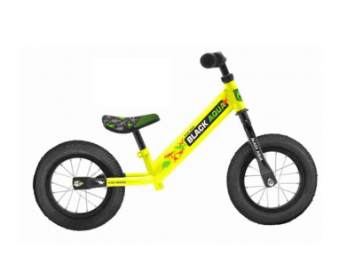 Беговел Black Agua 123 12(желтый,бело-зеленый)