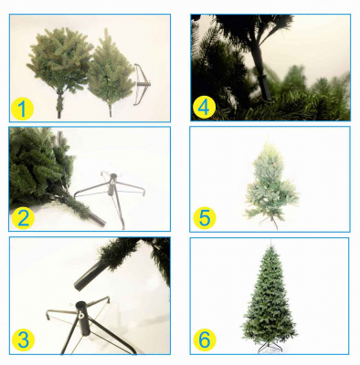 Ель искусственная "Русская красавица премиум" 225см