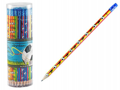 Карандаш с ластиком "Футбол"