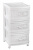 Комод "Плетенка" 3-х секционный белый