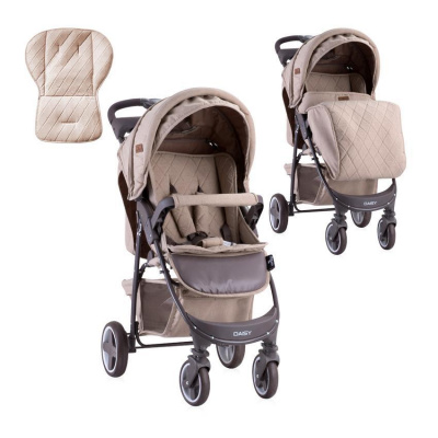 Прогулочная коляска Lorelli Daisy с накидкой на ножки(бежевый)