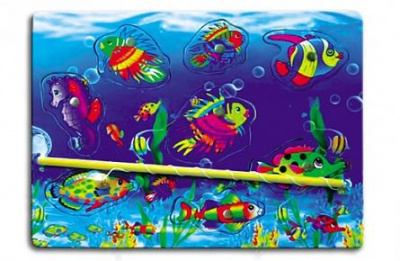 Дер.пазлы 29,5*21,5 Ловись рыбка