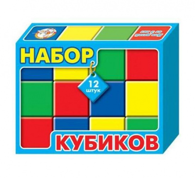 Набор кубиков 12 эл (кор.)