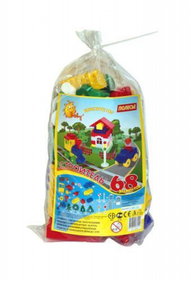 Конструктор "Строитель" 68 эл.